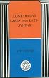 Comparative Greek and Latin Syntax (BCP Advanced Language) (BCP Advanced Language)