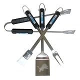 NFL Detroit Lions 4-Piece Barbecue Set