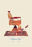 Exclusive By Buyenlarge Wicker Barber's Chair #91 12x18 Giclee on canvas
