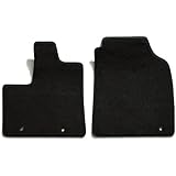 Premier Custom Fit 2-piece Front Carpet Floor Mats for Smart Fortwo (Premium Nylon, Black)