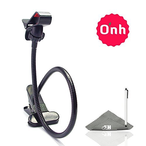 ONH Cell Phone Holder Universal cell phone desk holder Lazy Bracket Flexible Long Arms for iPhone galaxy s6 GPS Devices Fit On Desktop Bed Mobile Stand for Bedroom cars Office Bathroom Kitchen for women