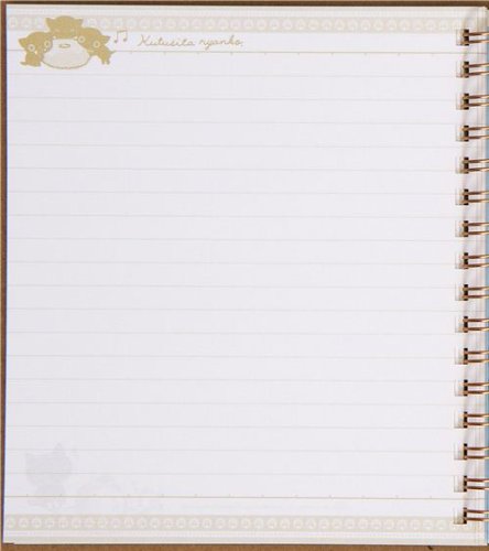 Imagen 5 de Cuaderno de Anilla de Kutusita Nyanko cuaderno con tarta