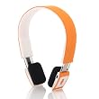 deleyCON Bluetooth Headset Kopfh�rer Ohrh�rer Sport - [Orange] - Stereo - verstellbare Gr��e - f�r Handy, PC, Tablet, Ipad, iPhone, Smartphone, Apple Mac Book uvm.