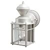 Heath Zenith SL-4132-MW Bayside Mission Style 150-Degree Motion Sensing Decorative Security Light, Matte White