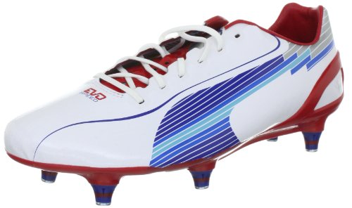 Evospeed 1 SG - Chaussures de Foot Blanc/Limoges/Rouge - taille 7.5