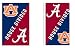 Auburn University and University of Alabama - House Divided Flag - Garden Size