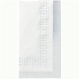 Lined Frosty White Paper Rectangular Tablecover - 54 x 108