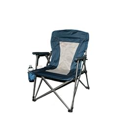 Oversized Ergo Arm Chair with Mesh Back and Carry Bag Holds 300 LBS - Blue by Fuji&node=1055398