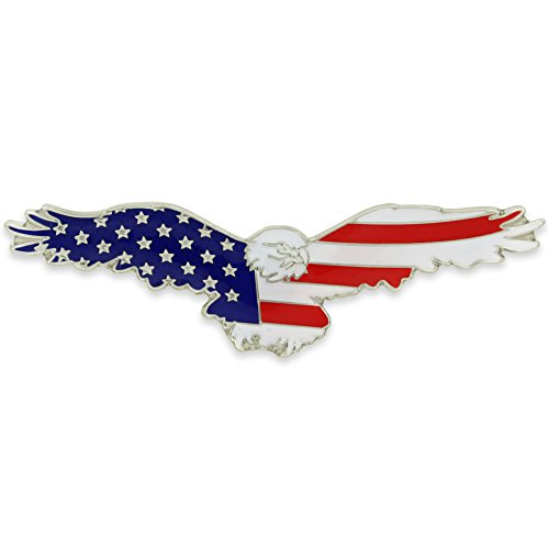 American Flag Patriotic Eagle Lapel Pin