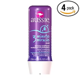 Aussie Sydney Smooth Treatment 3 Minute Miracle Treatment, 8-Ounce Bottles (Pack of 4)