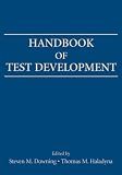 Handbook of Test Development