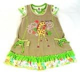 Merry-Go-Round Hooligans Safari Loving Africa Giraffe Dress STLAGD (6 - 7 Years)