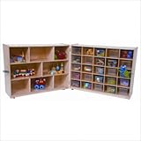 Tray and Shelf Single Folding Storage Unit Tray Type: Assorted Tray