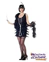 20s Fashion Flapper Adult Costume Retro 20's Speakeasy Moll Dress Party Outfit