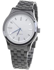 Orient Idea Ori-0227E Stylish Unisex Mechanical Wrist Watch with Alloy Band - White