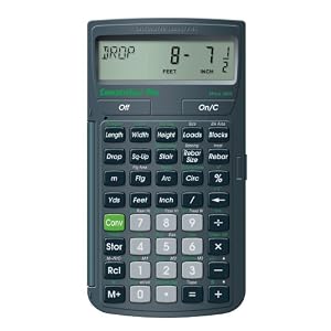 Calculated Industries ConcreteCalc Pro 4225 Advanced Yard, Feet, Inch, and Fraction... by Calculated Industries