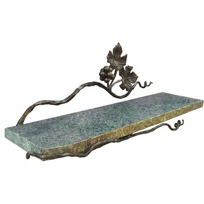 Vineyard Boulder Shelf Finish: Silver Shimmer