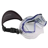 New Oceanic Ion 3 Scuba Diving & Snorkeling Mask with Neoprene Comfort Strap (Trans Blue)