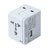 SANWA SUPPLY TAP-TR14USB 海外電源プラグ