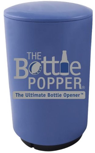 The Original Bottle Popper, Automatic Bottle Opener, Bottle Opener, Blue Zap Cap