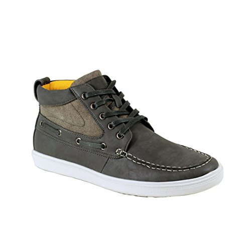 Arider BURT-02 Mens Lace-up Funky High-Top Casual Shoes - LIGHT BROWN