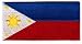 Philippines Flag Embroidered Patch Filipino Pinoy Iron-On National Emblem