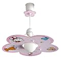 Dalber - 10252 - Lampe de Plafond - Lustre - Hello Kitty en Carton Epais