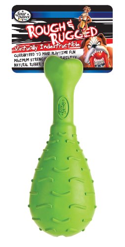 Four Paws Rough and Rugged 7.5 Inch Drumstick Dog Chew Toy