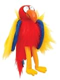 Parrot Wooden Head Finger Puppet