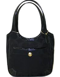 AUTHENTIC COACH SIGNATURE ERGO TOTE 11603 (Black/Black)