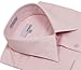 Mens Modena Solid Pink French Cuff Dress Shirt