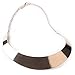 TQS™Chunky Metal Choker Statement Collar Necklace