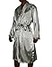 Mens Long Silk Couture Lounge / Sleepwear Robe - One Size Fits Most