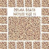 Delica Beads 11/0 Miyuki (a full 8 gram pack) over 500 colors available individually!, DB101 Light Topaz Luster