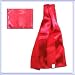Striped Satin Scarf - Red
