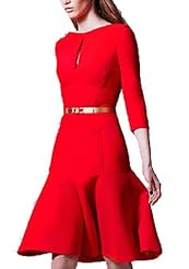 Mermaid Cocktail Wool Evening Dress/Wedding Dress 