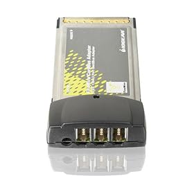 Click here to buy Iogear GPF113CCS 3-Port IEEE 1394 Notebook PC Card.