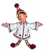Annalee 5-Inch White Candycane Elf