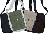 Meduim Hemp & Cotton Passport with Front Pocket - Fair Trade