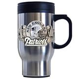 New England Patriots Stainless Steel & Pewter Travel Mug