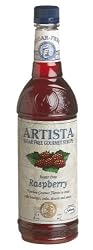 Artista Gourmet Sugar Free Syrup, Raspberry, 25.4-Ounce Bottles (Pack of 3)
