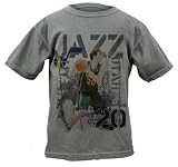 Gordon Hayward Utah Jazz Youth Titanium Caged Player Soft Hand Pigment-Dyed Premium T-Shirt