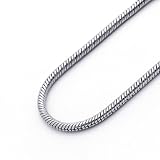 2MM Stainless Steel Chain Necklaces Snake Curb Chain ( Available Length 18