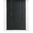 Vinyl 1 Inch Mini Blind- Black35x64