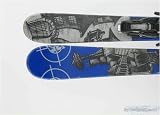 K2 Juvy twin tip Kids Used Shape Snow Skis 138cm A