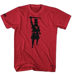 Crimson Steam Pirate T-shirt - Mens