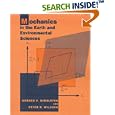 Mechanics in the Earth and Environmental Sciences by  Gerard V. Middleton and Peter R. Wilcock