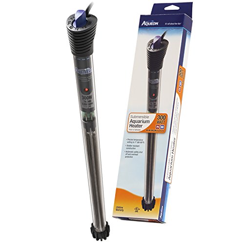 Aqueon 06104 Submersible Aquarium Heaters, 300 Watt