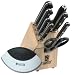 Sabatier Grand Chef 10-Piece Knife Set in Wood Block