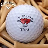 Personalized Callaway Golf Ball Sets - Valentine's Day Designs by 